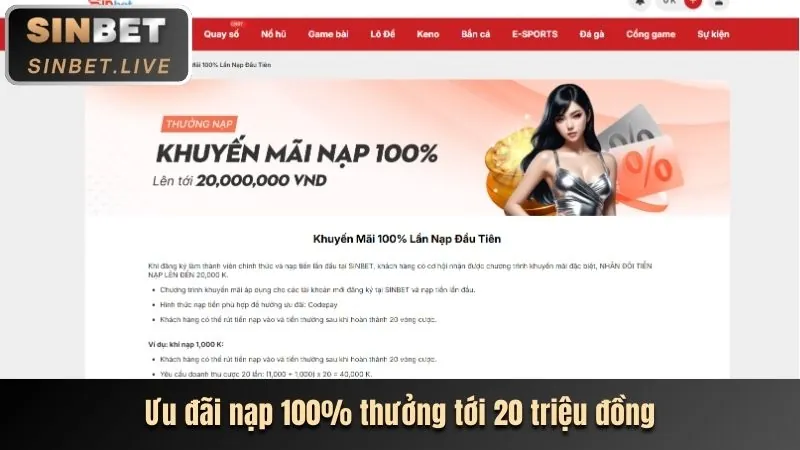 Banner khuyến mãi tiền thưởng chào mừng dành cho người chơi mới tại mwc77 Thể Thao